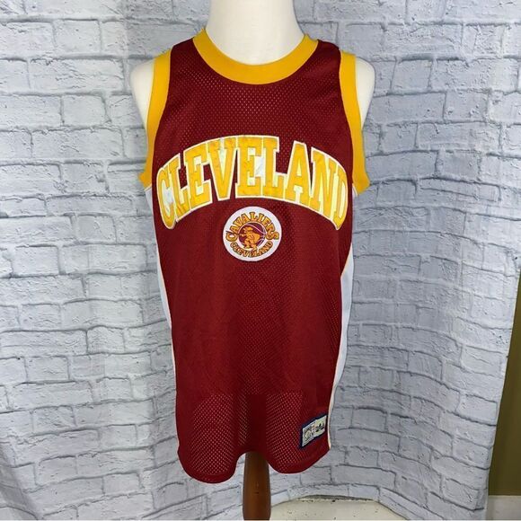 Cleveland cavaliers hardwood classics jersey sz L - Picture 1 of 10